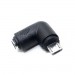Перехідник кутовий DC 5.1/2.1 на micro USB