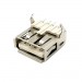 Роз'єм гніздо USB-A-G SMT-DIP 90°