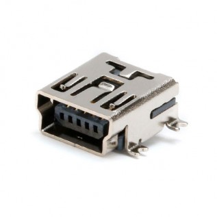 Роз'єм гніздо mini-USB 5pin SMD
