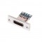Роз'єм USB Type-C гніздо на панель (4 контакти) білий