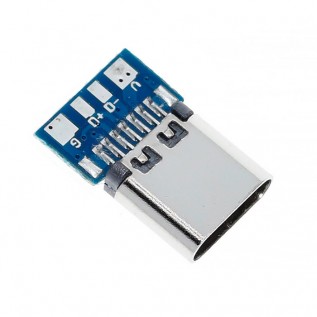 Роз'єм USB Type-C гніздо на платі (4 контакти)