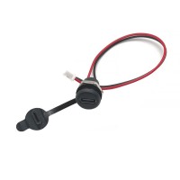 Роз'єм USB Type-C гніздо на панель 2P з заглушкой