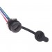 Роз'єм USB Type-C гніздо на панель 2P з заглушкой