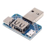 Адаптер USB-A - microUSB - USB-C