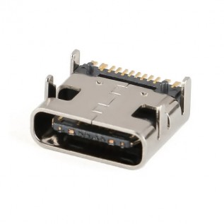 Роз'єм USB Type-C гніздо на плату 16P SMT-DIP