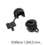 Кабельне введення розбірне N-1.5х4.5 мм. (нейлон) 3P-4