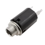 Роз'єм гніздо джек 6.35 мм на панель (стерео)