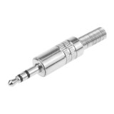 Роз'єм джек 3.5 мм 3 контакти штекер (метал)