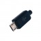 Роз'єм micro USB slim чорний