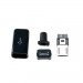 Роз'єм micro USB slim чорний