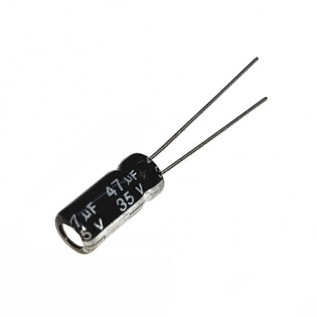 Конденсатор електролітичний 47uF 35V (5x11)