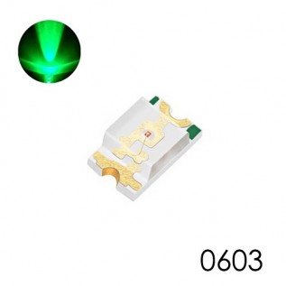 Світлодіод SMD 0603 зелений