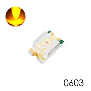 Світлодіод SMD 0603 жовтий