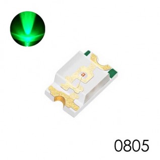 Світлодіод SMD 0805 зелений