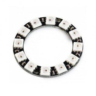 WS2812 - кільце 12 RGB світлодіодів 39 мм.