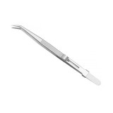 Пінцет прицезійний кутовий №6 з фіксатором