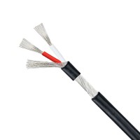 Кабель сигнальний 2х0.14 мм² CU, екранований, чорний 1 метр