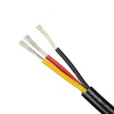 Кабель сигнальний 3х0.14 мм² CU, чорний 1 метр