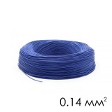 Провід монтажний 0.14 мм² CU, синій 1 метр
