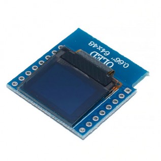 Дисплей OLED 64x48 0.66" I2C білий Wemos