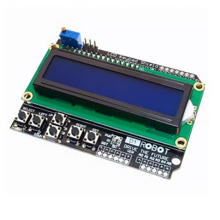 Дисплей LCD 2x16 - 1602A з клавіатурою