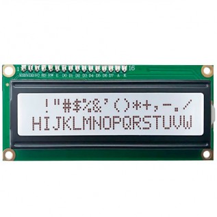 Дисплей 2x16 - 1602A з інтерфейсом I2C білий