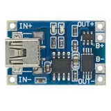 Модуль заряду літієвої батареї с захистом mini USB